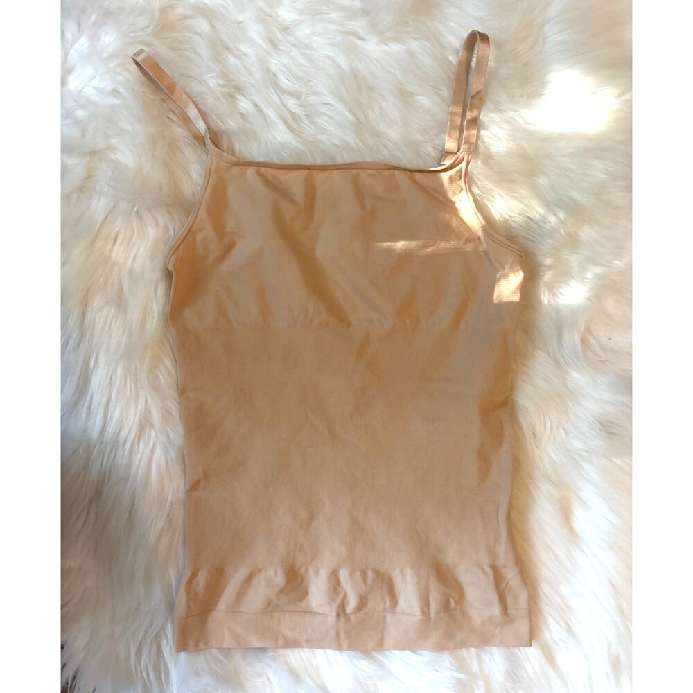 Assets by Spanx Nude Seamless Shaping Cami Tank Shapewear Large